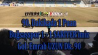 Sarıyer / 90. Dakikada 1 Puan